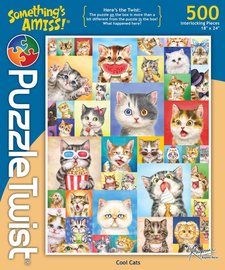 Cool Cats – 500 Piece Jigsaw Puzzle