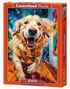 Euphoric Spectrum Dog – Golden Retriever 1000 Piece Puzzle