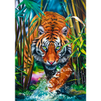 Grasping Tiger, Jungle Cat – 1000 Piece Jigsaw Puzzle