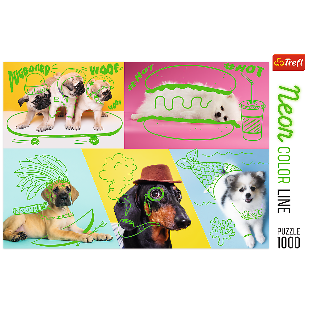 Far Out Dogs – 1000 Piece Dog Puzzle