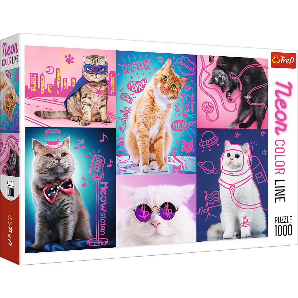 Super Cats – 1000 Piece Jigsaw Puzzle
