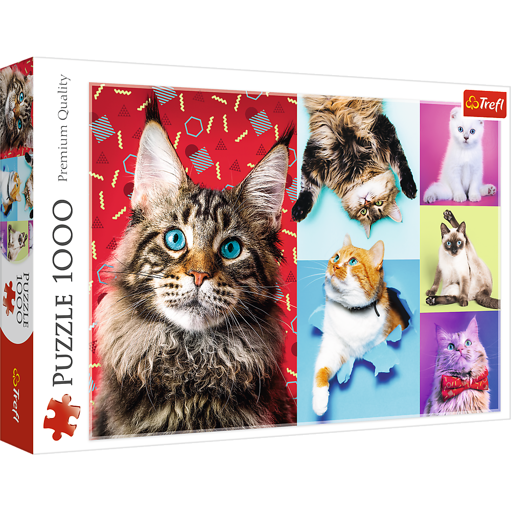 Happy Cats – 1000 Piece Jigsaw Puzzle