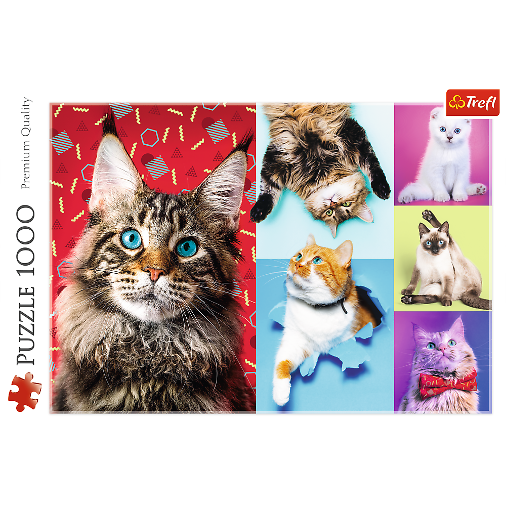 Happy Cats – 1000 Piece Jigsaw Puzzle