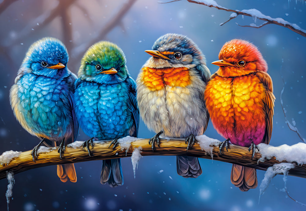 Colorful Birds – Birds 1500 Piece Puzzle for Adults