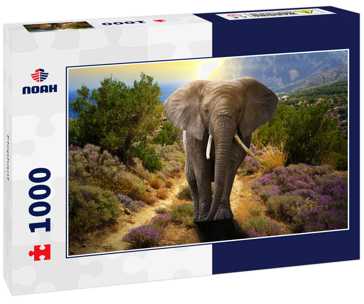 Elephant Portrait – 1000 Piece Wildlife Puzzle