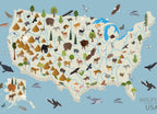 Animal Life of the USA – 1000 Piece Wildlife Puzzle