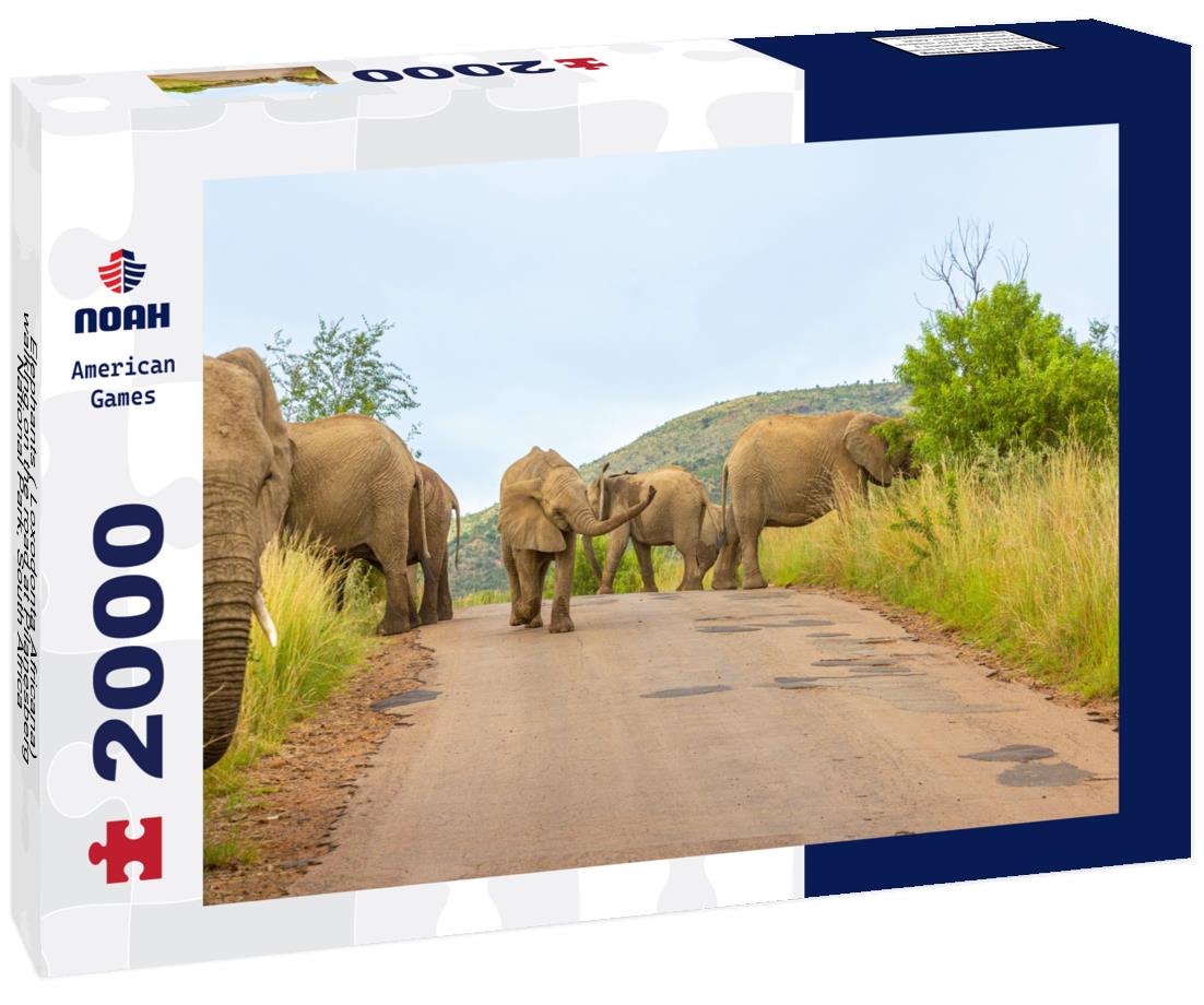 Elephants Walking – 2000 Piece Adult Wildlife Puzzle