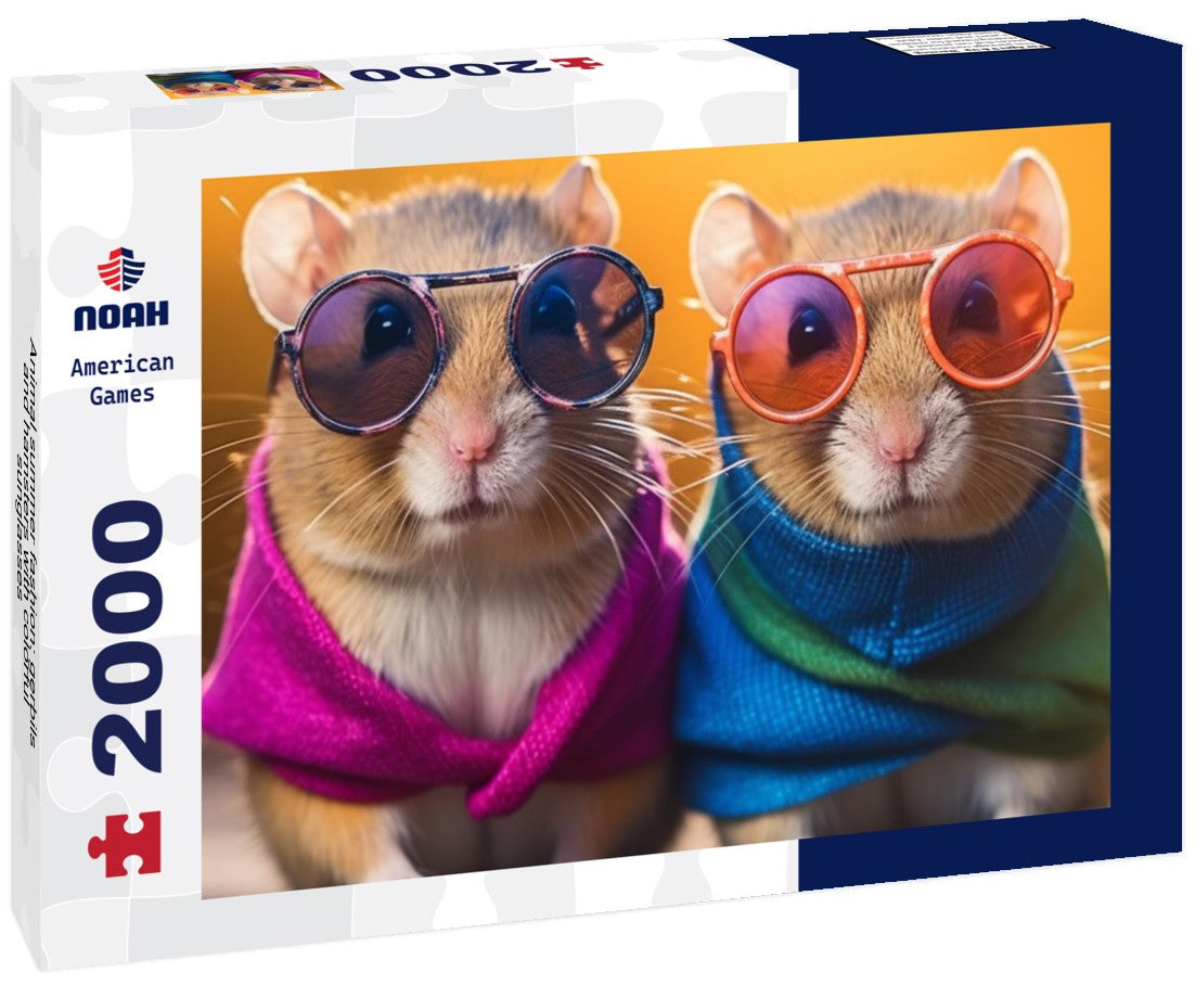 Animal Summer Fashion – 2000 Piece Adult Puzzle