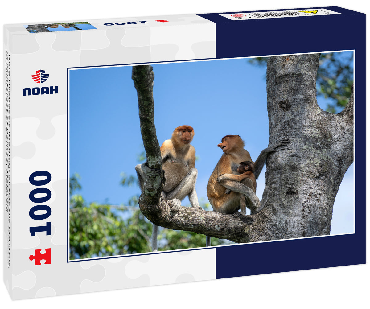Wild Proboscis Monkey – 1000 Piece Wildlife Puzzle