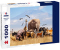 African Animals with Kilimanjaro – 1000 Piece Wildlife Puzzle