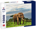 Elephants and Mount Kilimanjaro – 1000 Piece Wildlife Puzzle