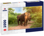 Big Asian Elephants – 1000 Piece Wildlife Puzzle