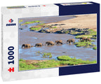 Elephant Crossing Olifant River – 1000 Piece Wildlife Puzzle