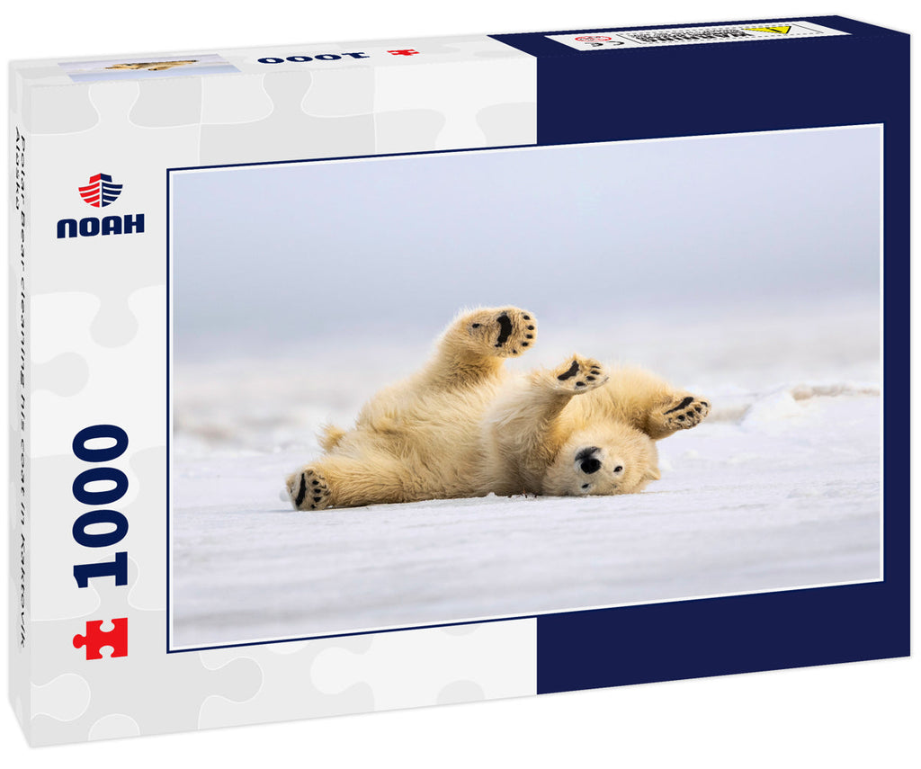 Polar Bear cleaning his coat in Kaktovik Alaska 1000pc Puzzle