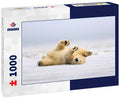 Polar Bear cleaning his coat in Kaktovik Alaska 1000pc Puzzle