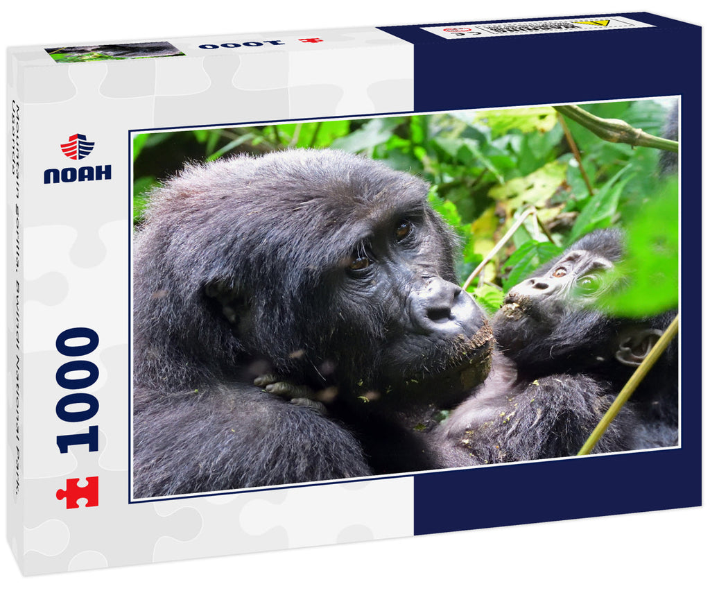 Mountain gorilla, Bwindi National Park, Uganda 1000pc Puzzle