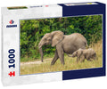 Female Elephant with Baby – 1000 Piece Wildlife Puzzle