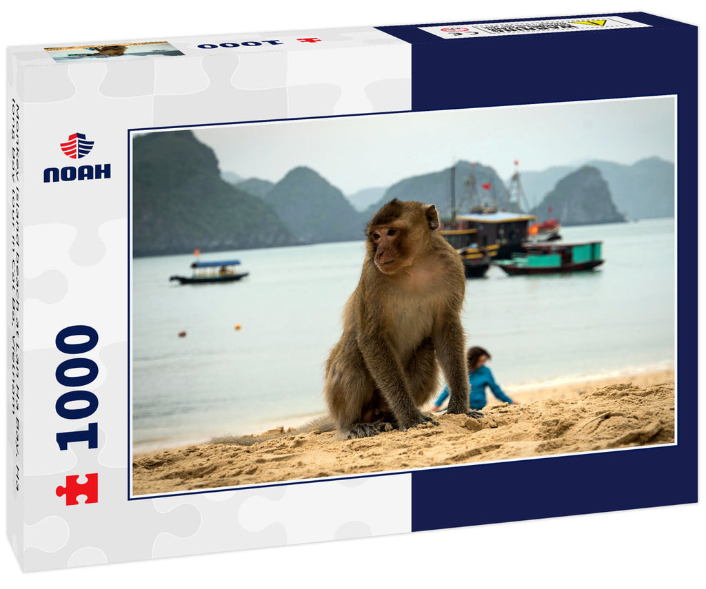 Monkey island beach at Lan Ha Bay, Ha long Bay tour in Cat Ba, Vietnam 1000pc Puzzle
