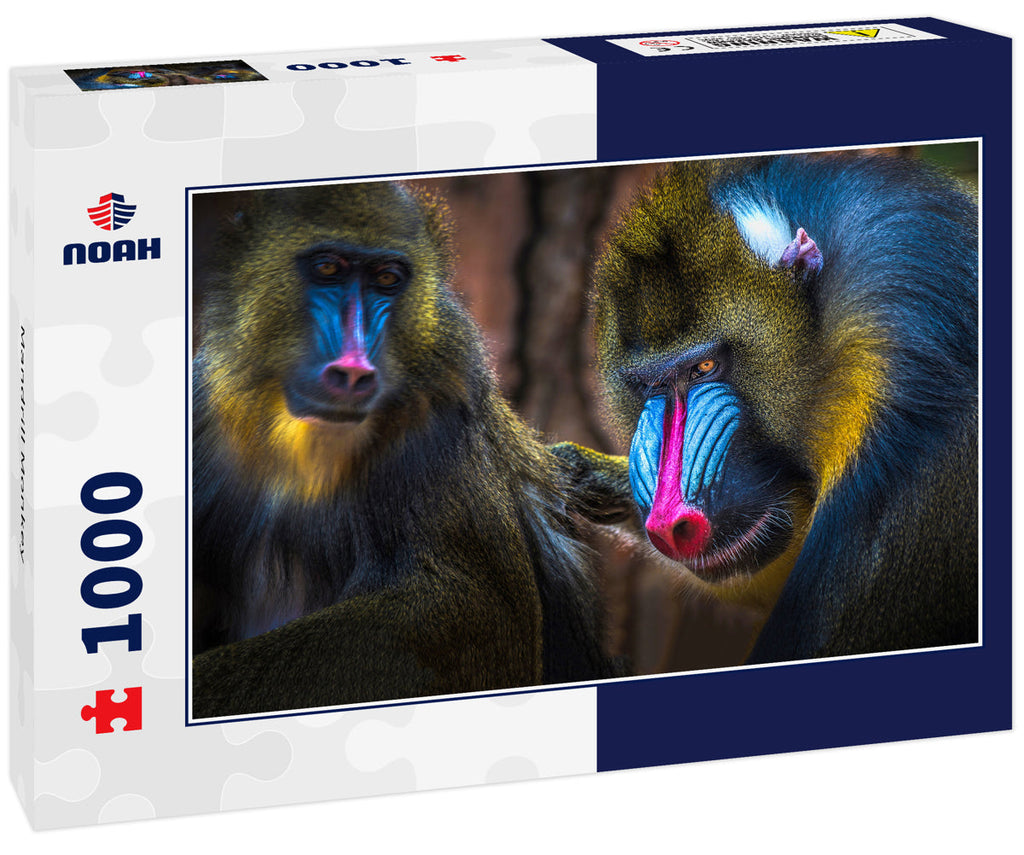 Mandrill Monkey – 1000 Piece Wildlife Puzzle