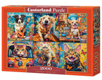 Dog Cat Collage – 2000 Piece Puzzle for Adults