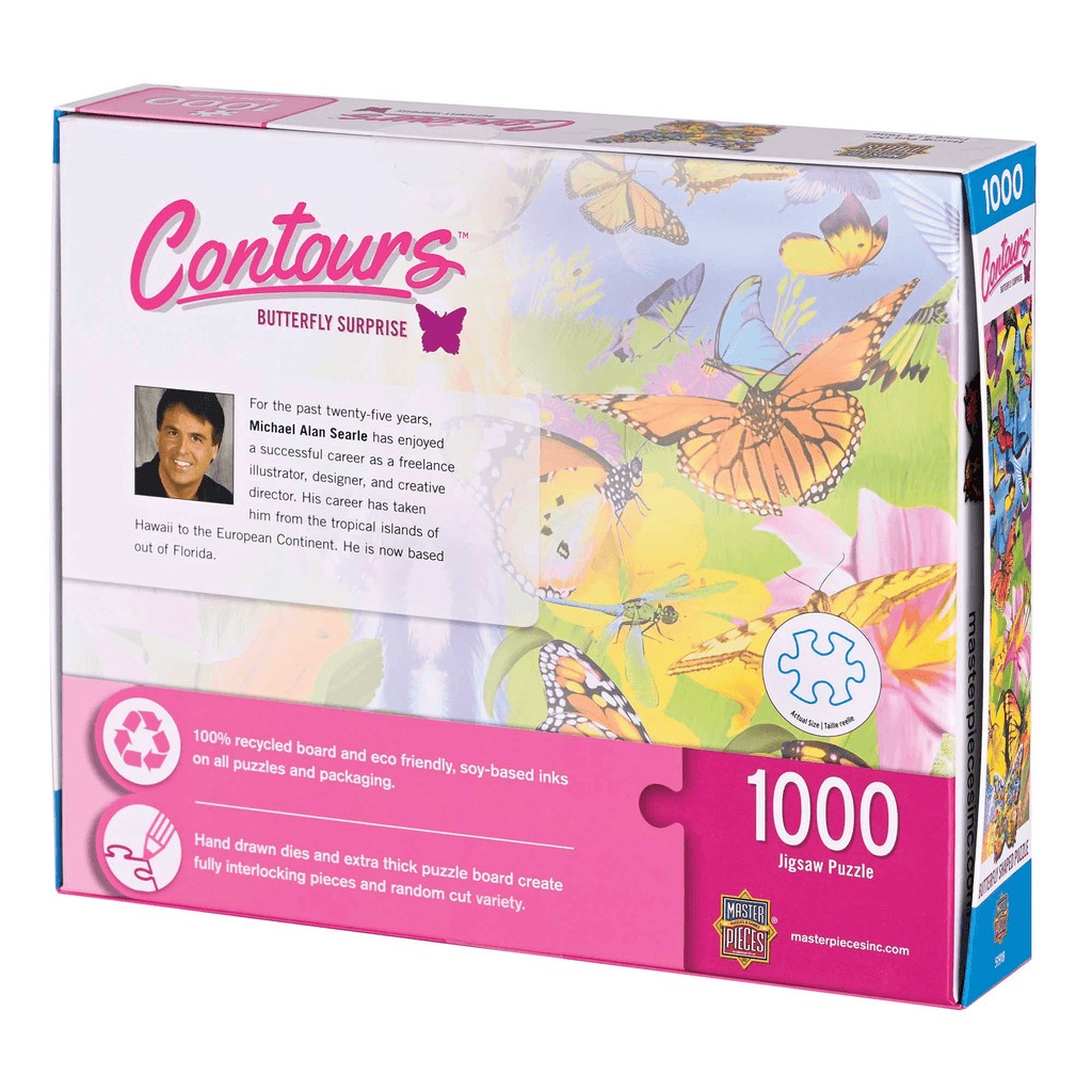 Butterfly - 1000 Piece Shaped Jigsaw Puzzle