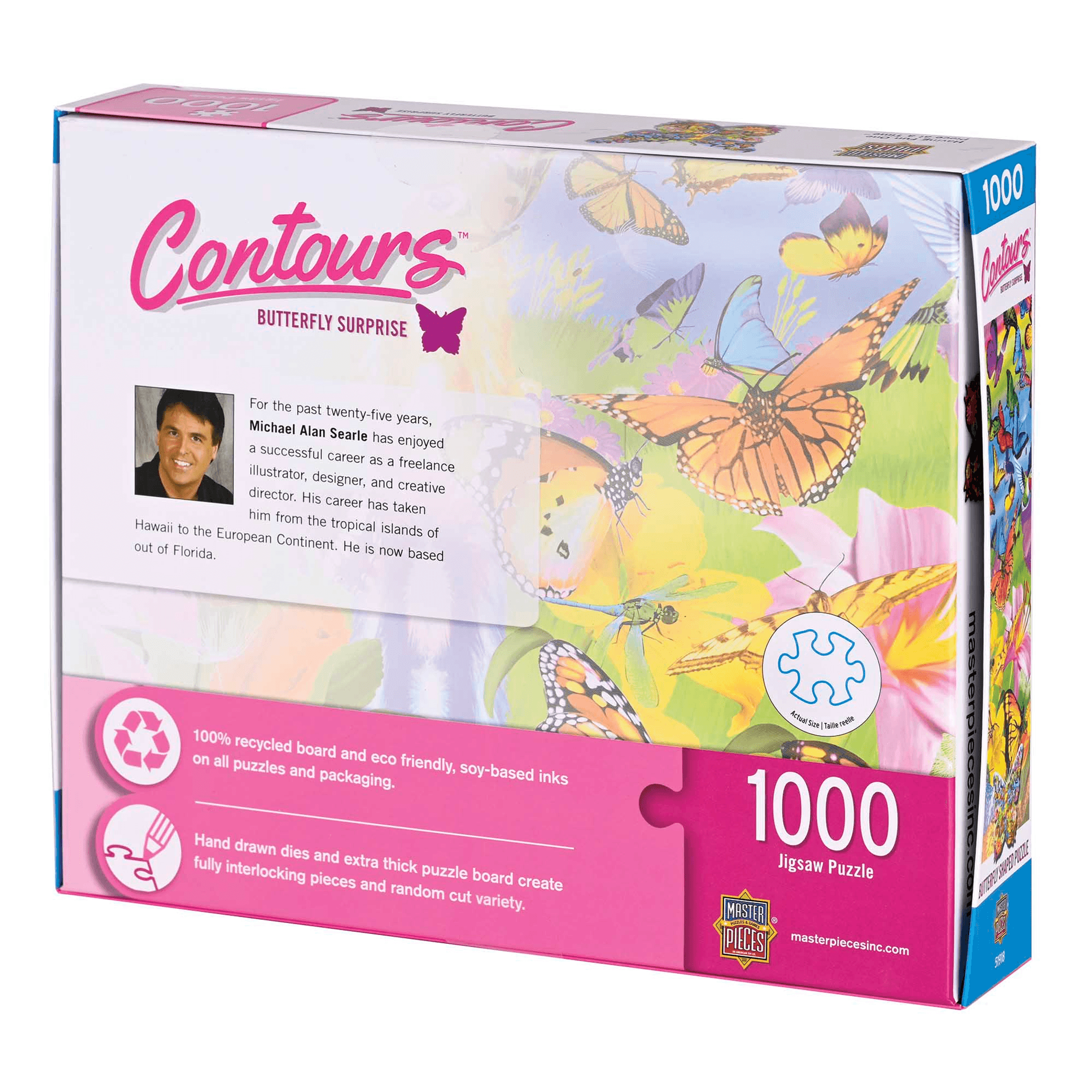 Butterfly - 1000 Piece Shaped Jigsaw Puzzle