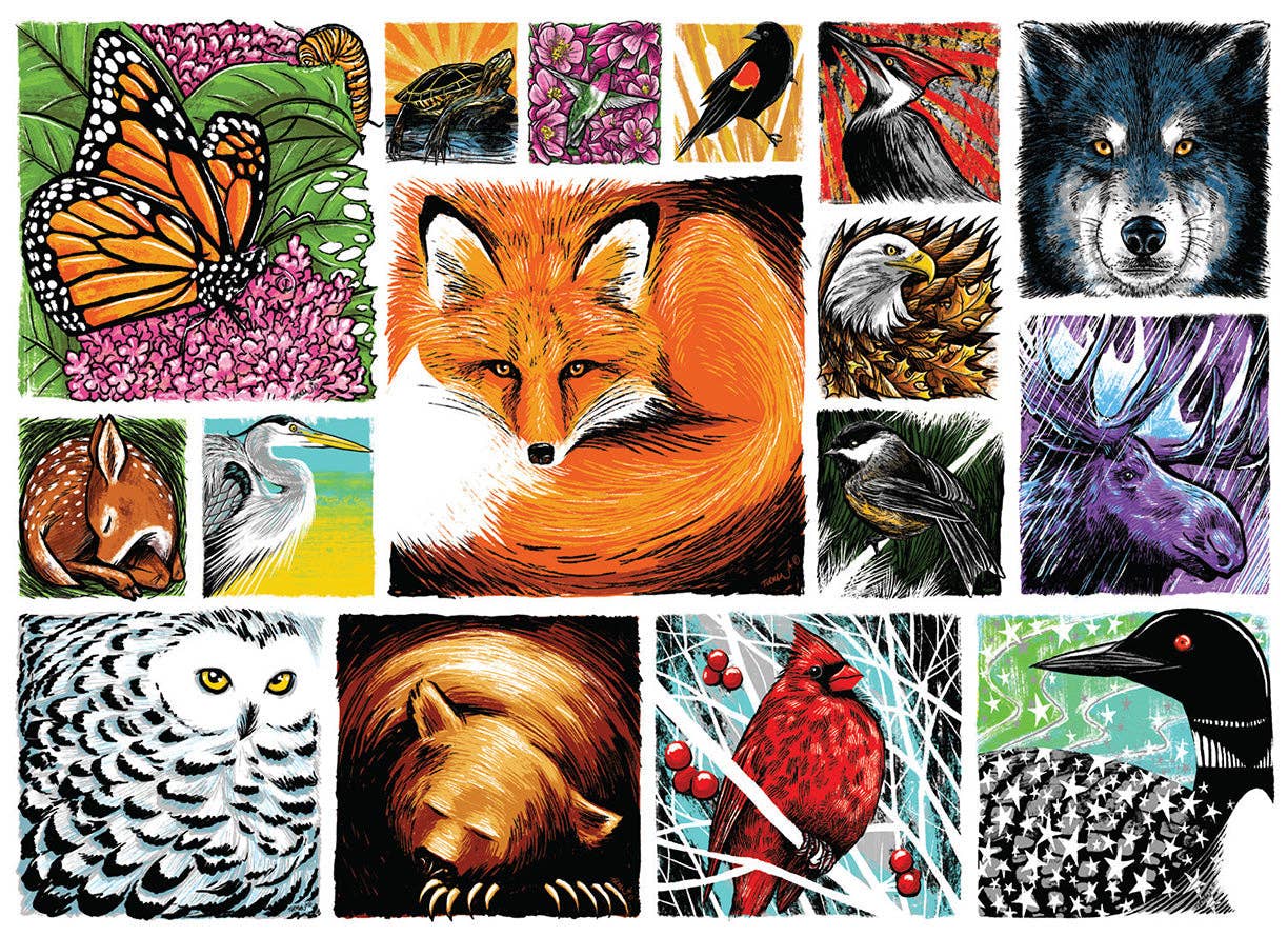 Woodland Critters – 1000 Piece Jigsaw Puzzle