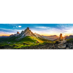 Passo Di Giau - 1000 Piece Panoramic Jigsaw Puzzle