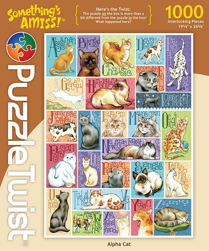 Alpha Cat – 1000 Piece Jigsaw Puzzle