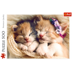 Sleeping Kittens - 500 Piece Jigsaw Puzzle