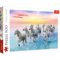 Galloping White Horses - 500 Piece Jigsaw Puzzle