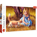 Little Girl and Cat – 500 Piece Jigsaw Puzzle