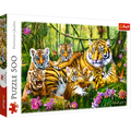 Family of Tigers - 500 Piece Jigsaw Puzzles