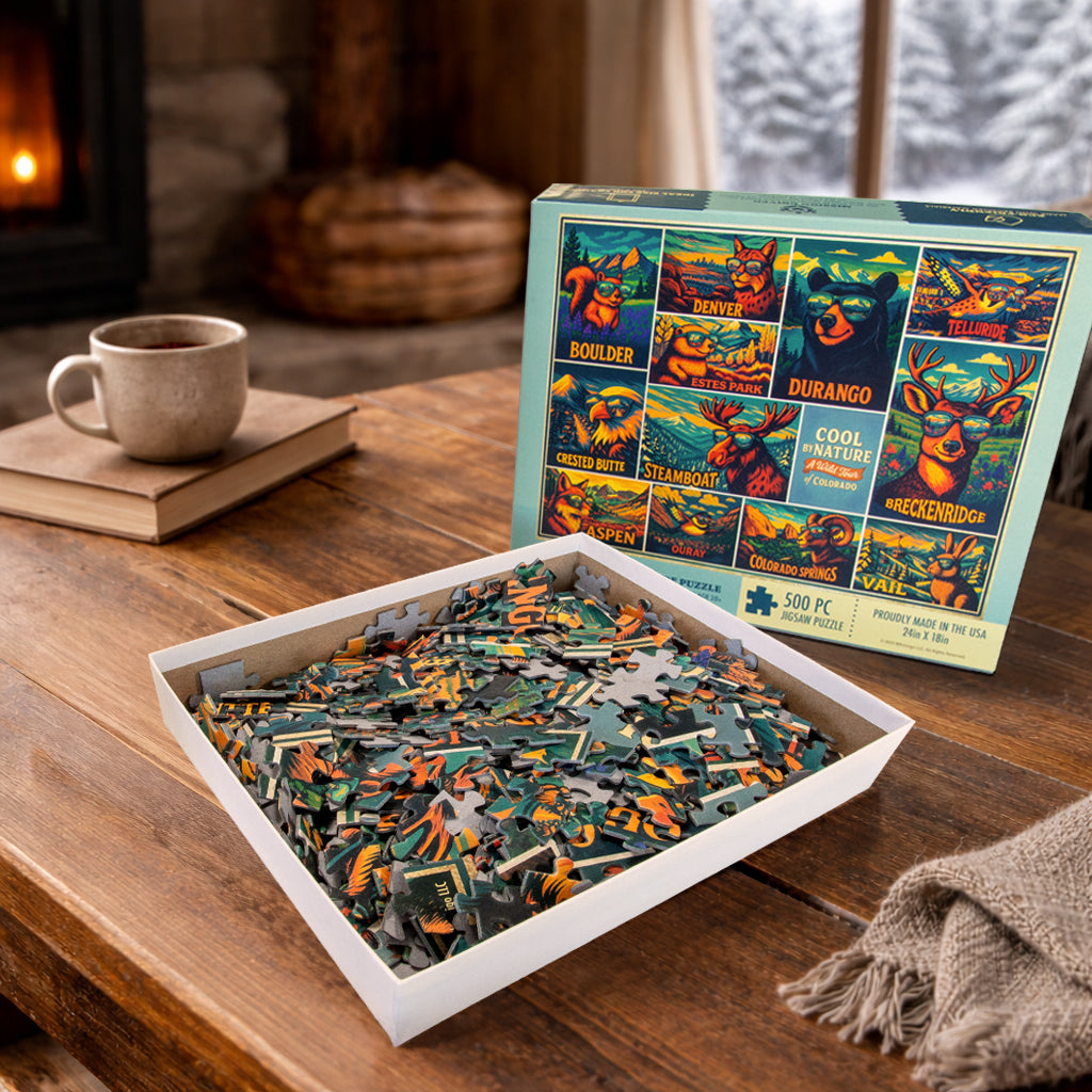 Cool By Nature: A Wild Tour of Colorado - 500 Piece Jigsaw Puzzle