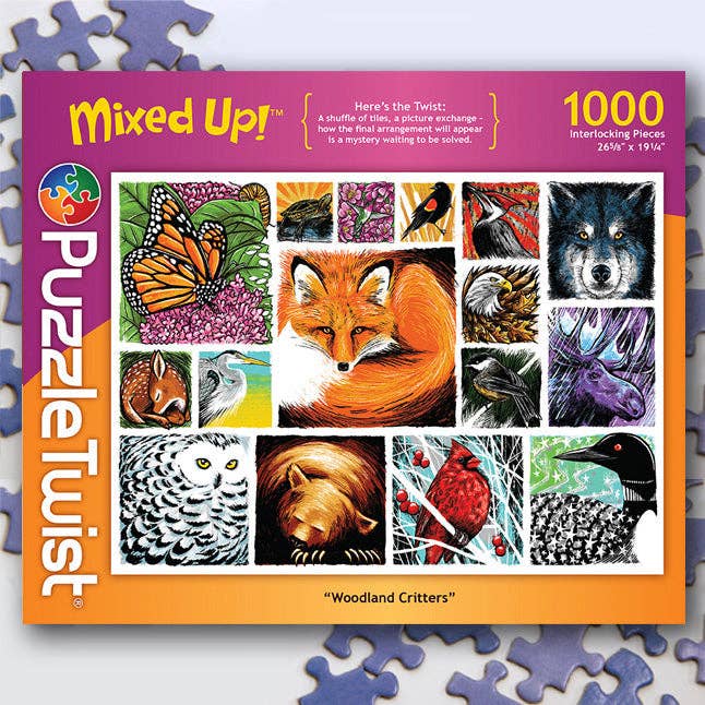 Woodland Critters – 1000 Piece Jigsaw Puzzle