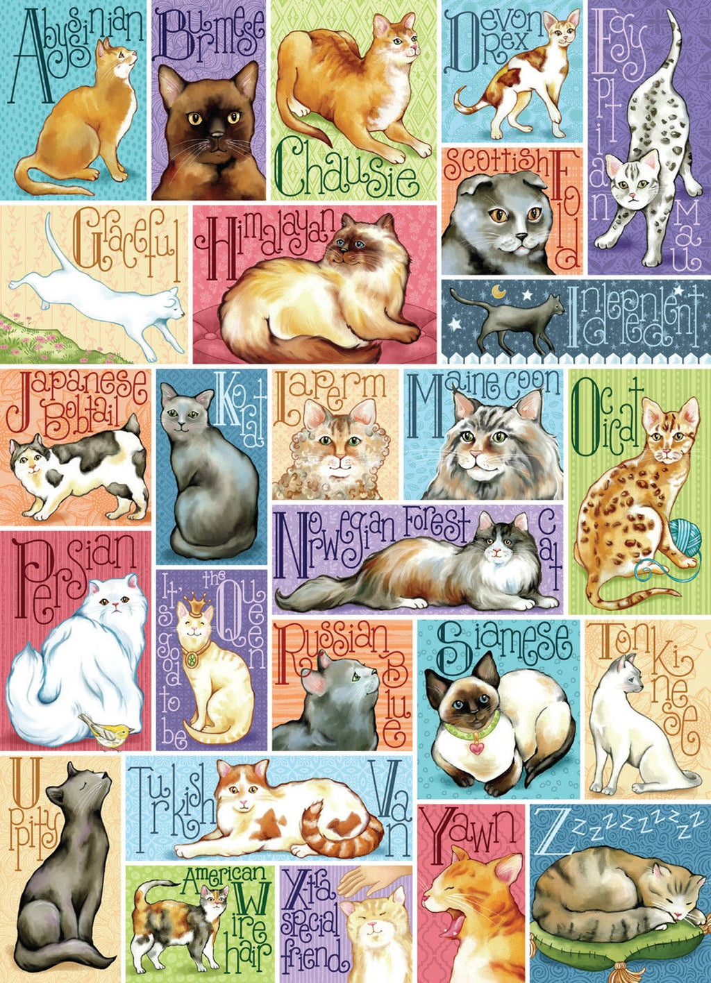 Alpha Cat – 1000 Piece Jigsaw Puzzle
