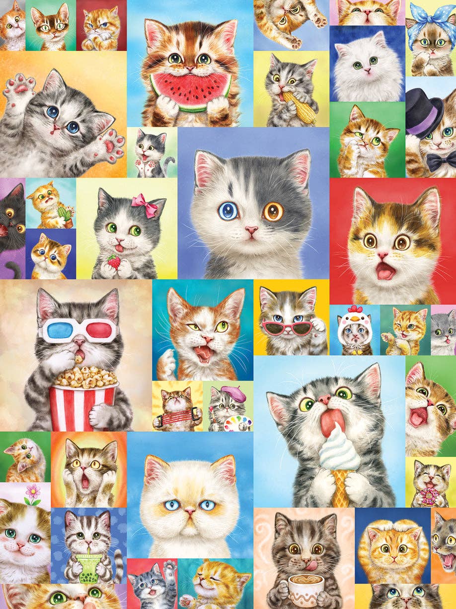 Cool Cats – 500 Piece Jigsaw Puzzle
