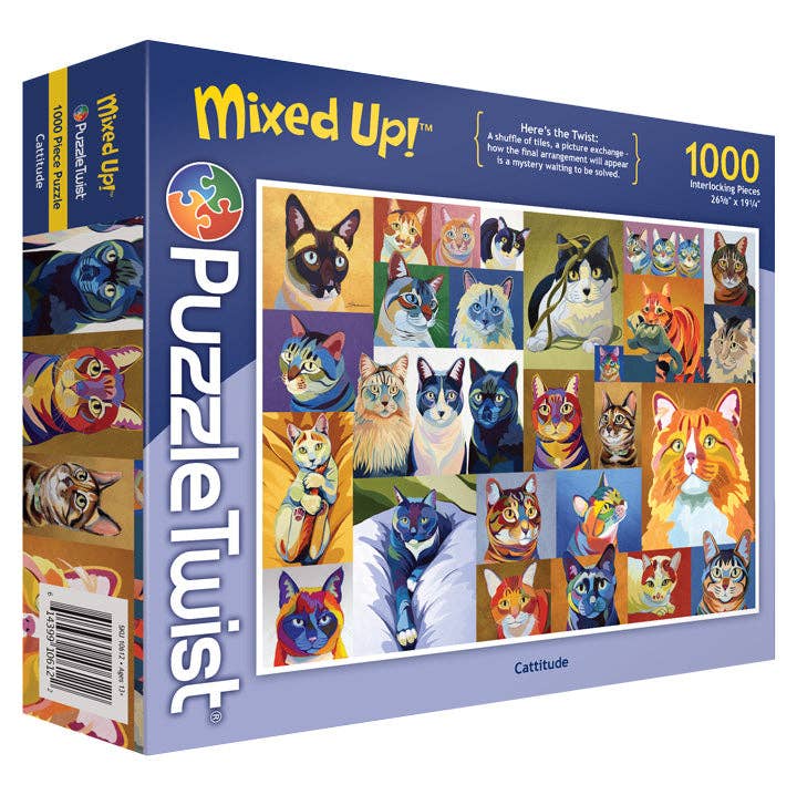 Cattitude – 1000 Piece Jigsaw Puzzle