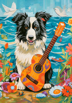 Dog With Guitar – Border Collie 500 Piece Puzzle