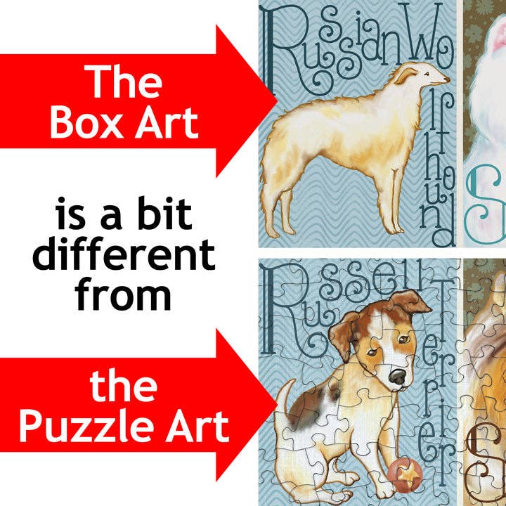 Alpha Dog – Dog Breeds A-Z 1000 Piece Puzzle