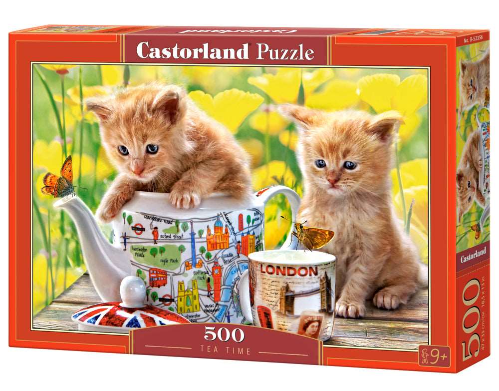 Cat Tea Party – 500 Piece Jigsaw Puzzle