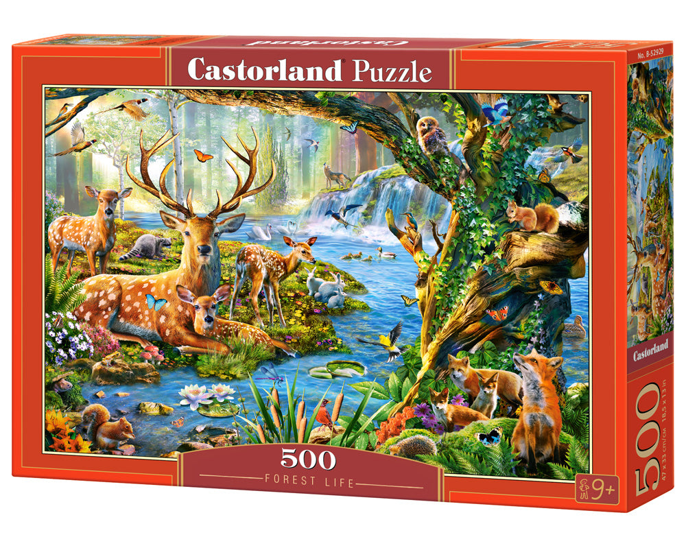 Forest Life – Deer 500 Piece Puzzle