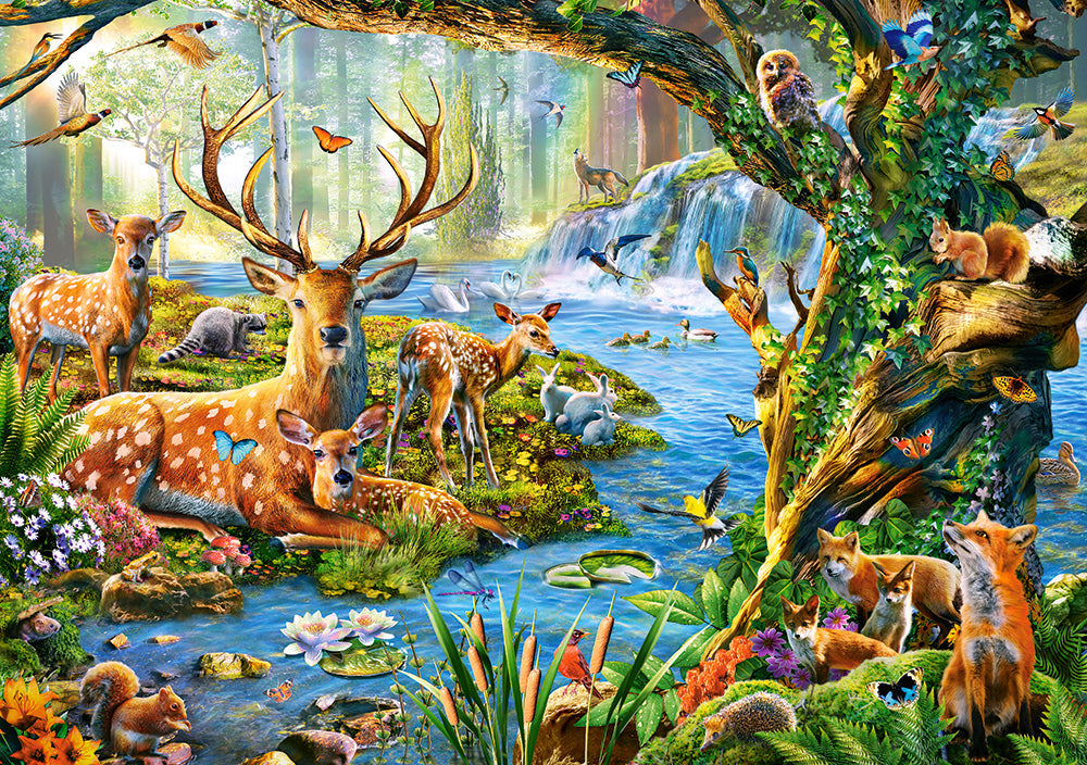 Forest Life – Deer 500 Piece Puzzle