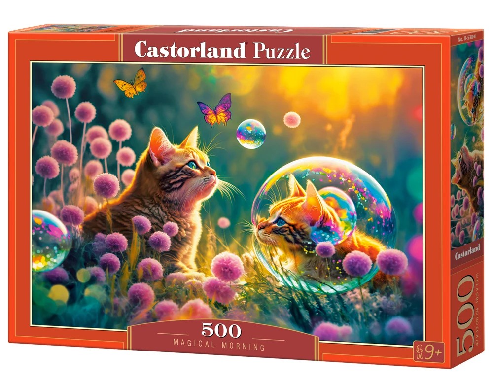 Kitten With Bubbles - 500 Piece Jigsaw Puzzle