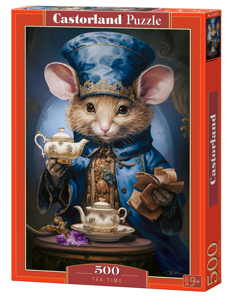 Mouse Tea Time - 500 Piece Jigsaw Puzzle