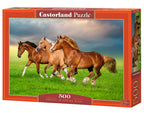 Horses in Spring - 500 Piece Jigsaw Puzzle