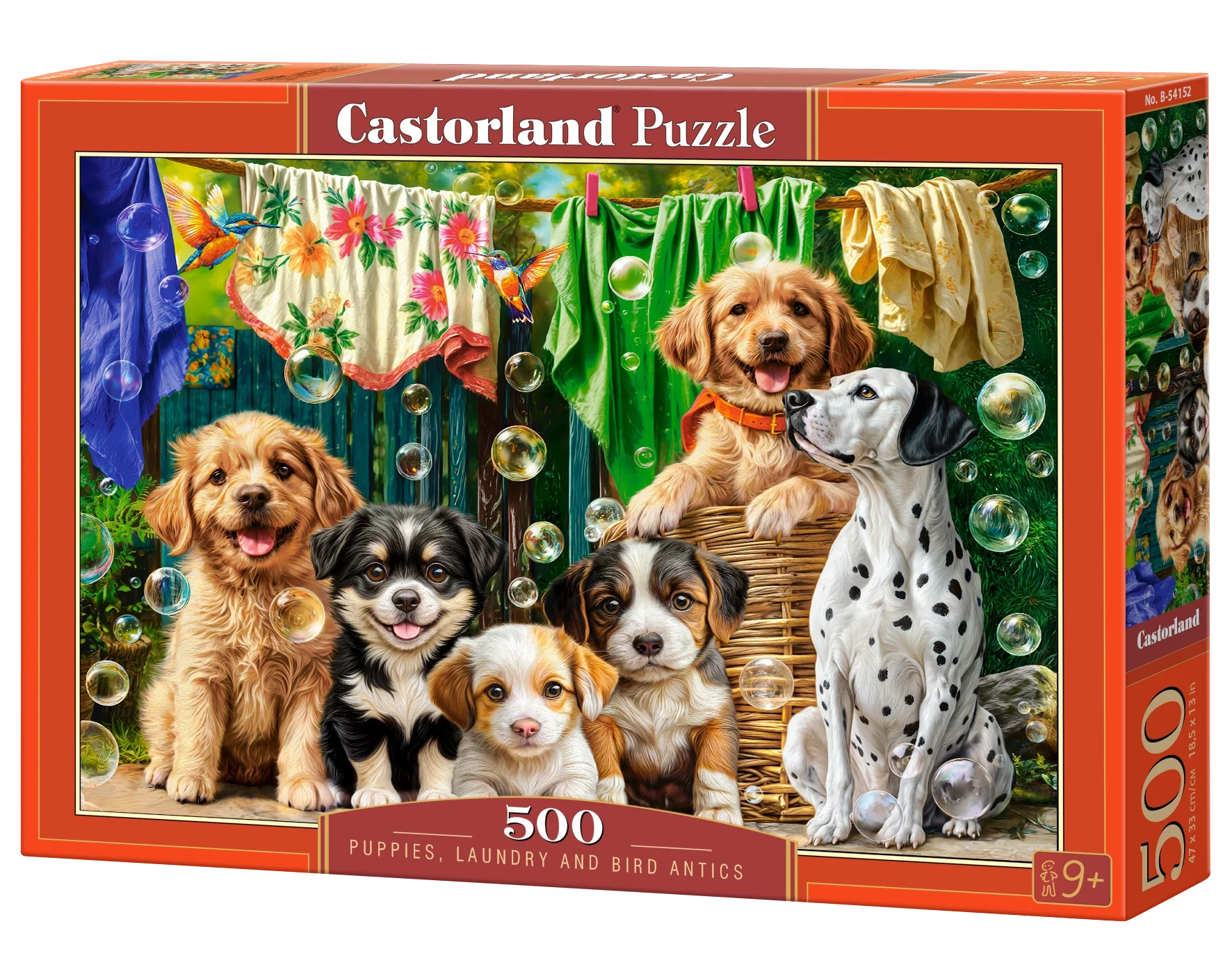 Laundry Puppies – 500 Piece Dog Puzzle