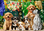 Laundry Puppies – 500 Piece Dog Puzzle