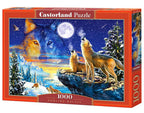 Howling Wolves - 1000 Piece Jigsaw Puzzle