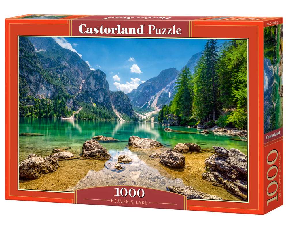 Heaven's Lake, Dolomites Italy – 1000 Piece Jigsaw Puzzle
